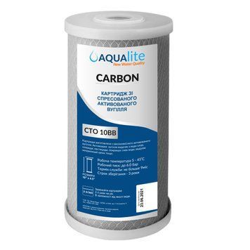 Wkład węglowy sprasowany Aqualite CTO10BB &Oslash;107&times;250 mm 45&deg;C AQCTO10BB zdjęcie