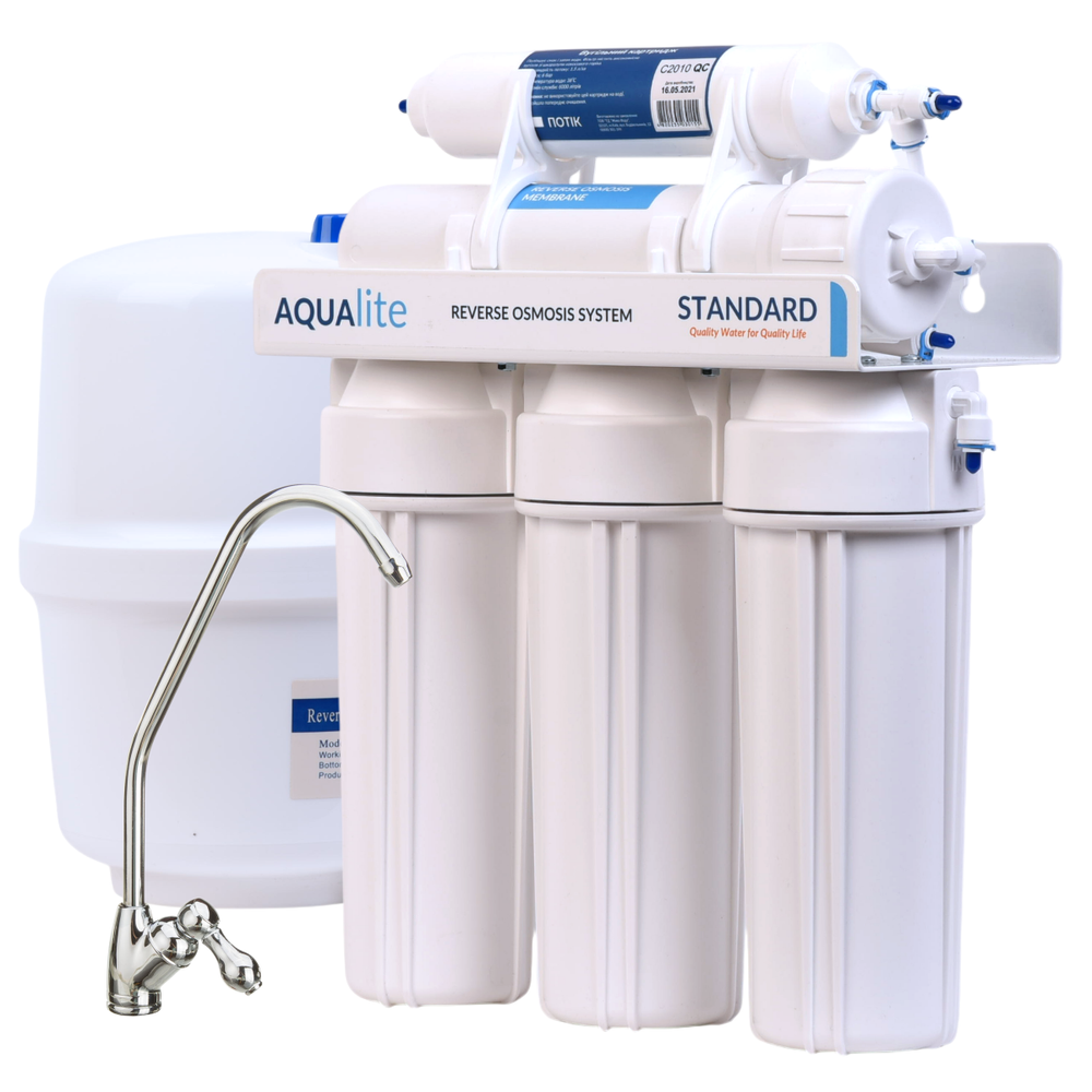 Aqualite Standard 5-50 Umkehrosmosefilter mit 50 GPD Membran (AQS5-50) AQS5-50 Foto