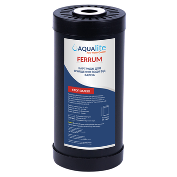 Wkład do usuwania żelaza Aqualite FERRUM10BB &Oslash;107x250 mm 45 &deg;C AQFE10BB zdjęcie