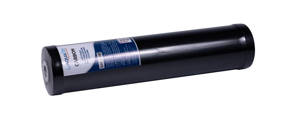 Картридж з кокосовим вугіллям Aqualite GAC20BB &Oslash;107x506мм 45&deg;C (очищення від хлору та органічних забруднень) AQGAC20BB фото