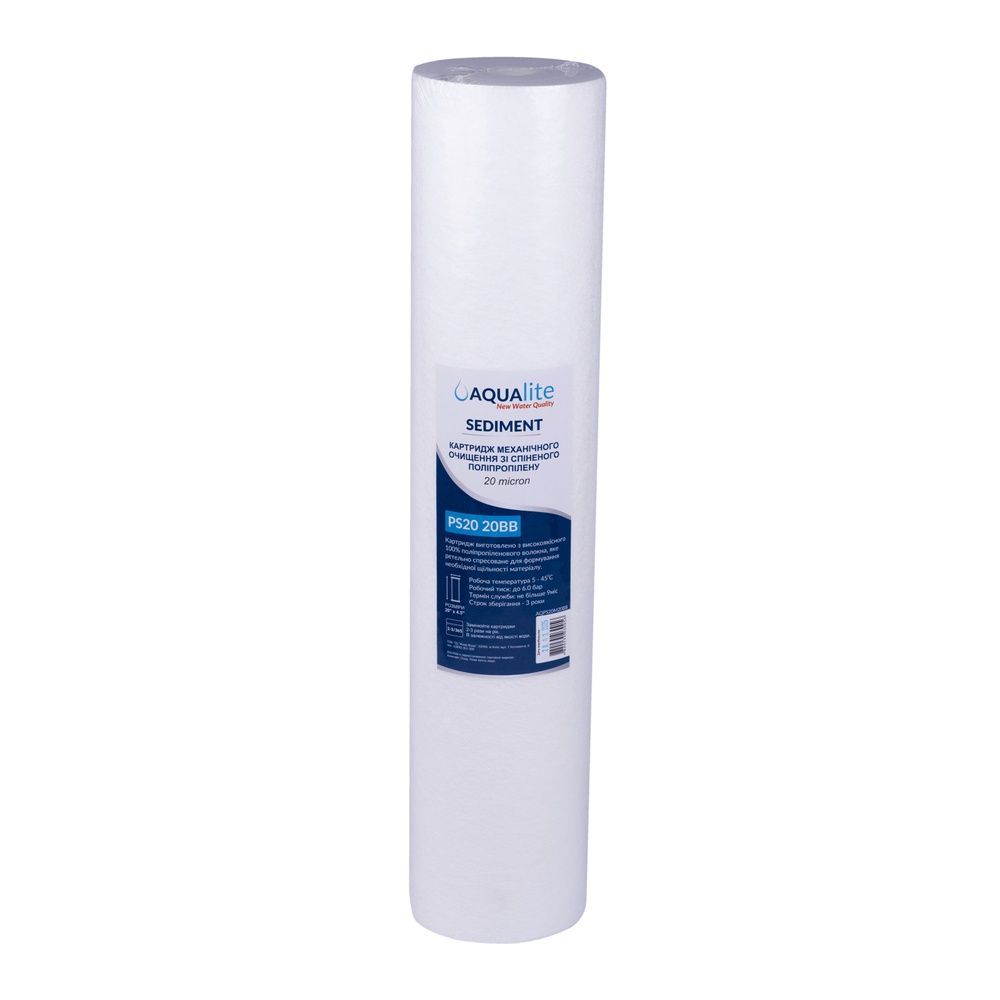 Aqualite PS20M20BB polypropylene cartridge &Oslash;107x506 mm 20 micron 45 &deg;C (removal of mechanical impurities) AQPS20M20BB photo