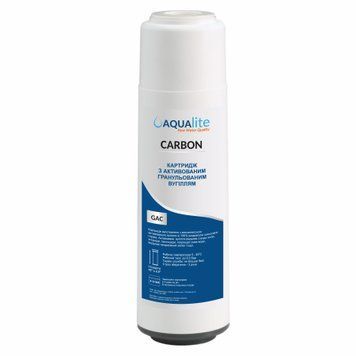 Картридж з кокосовим вугіллям Aqualite GAC &Oslash;70x250мм 45&deg;C (очищення від хлору та органічних забруднень) AQGAC фото