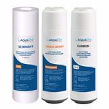 Satz Aqualite TRIO Kartuschen f&uuml;r Durchflussfilter (Entfernung von Chlor, organischen Stoffen und Wasserenth&auml;rtung) AQCRT3-H Foto