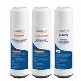 Satz Aqualite TRIO Fe Kartuschen f&uuml;r Durchflussfilter (Entfernung von Chlor, organischen Stoffen, Eisen und Wasserenth&auml;rtung) AQCRT3-F Foto